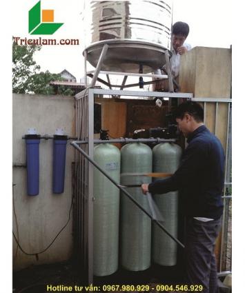 Dịch vụ thay vật liệu hệ thống cột lọc nước giếng khoan