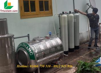 Lắp đặt hệ thống lọc nước giếng khoan tại huyện Đông Anh, Hà Nội