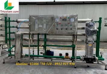Lắp đặt hệ thống lọc xử lý nước giếng khoan công nghiệp tại Sơn La