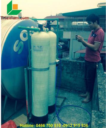 Lắp máy lọc nước tổng gia đình ở Cống Vị, Ba Đình