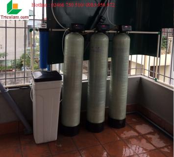 Hệ thống lắp đặt máy lọc nước tổng gia đình ở Hàng Bột, Đống Đa