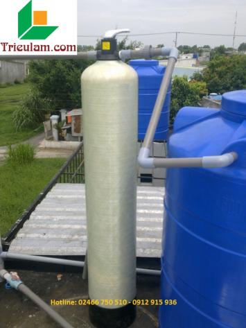 Lắp đặt hệ thống máy lọc nước tổng gia đình ở Phúc Thọ, Hà Nội
