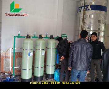 Lắp đặt hệ thống lọc nước giếng khoan tại huyện Hoài Đức, Hà Nội